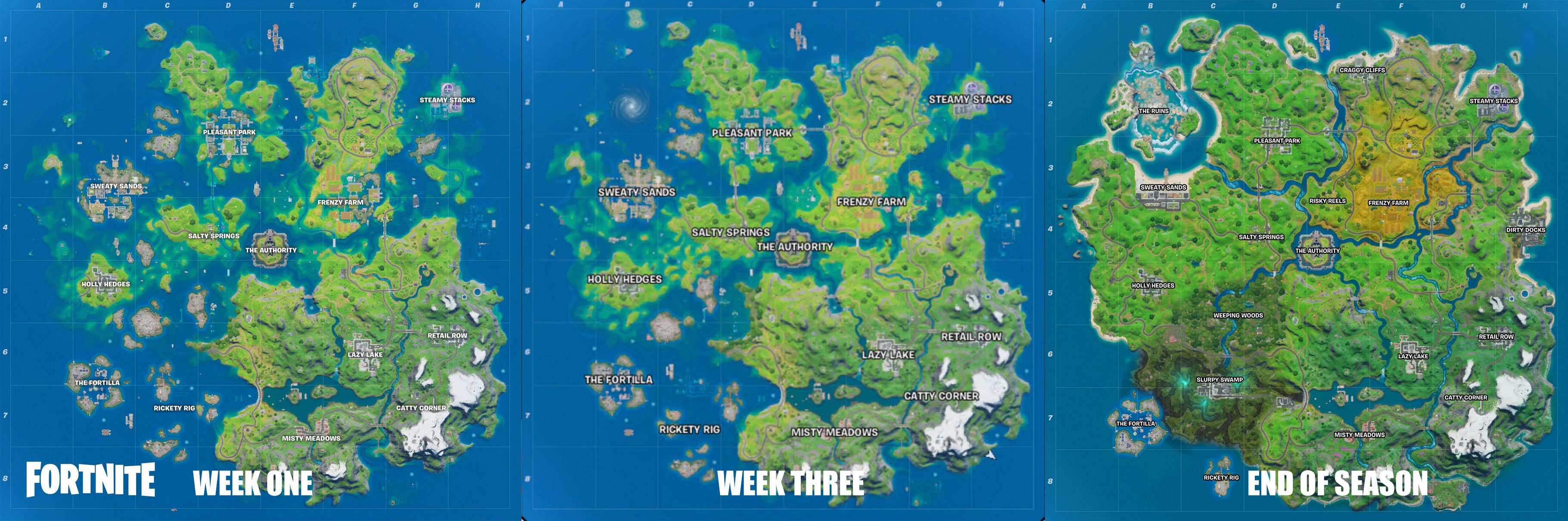 fortnite leaked map changes season 3 The Ruins