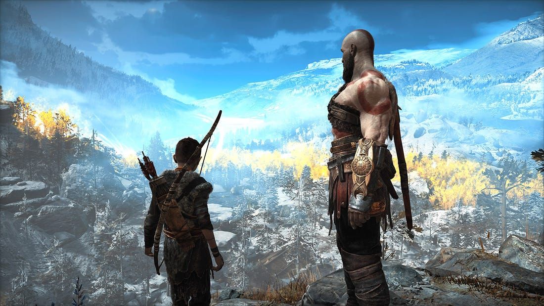 kratos in god of war 