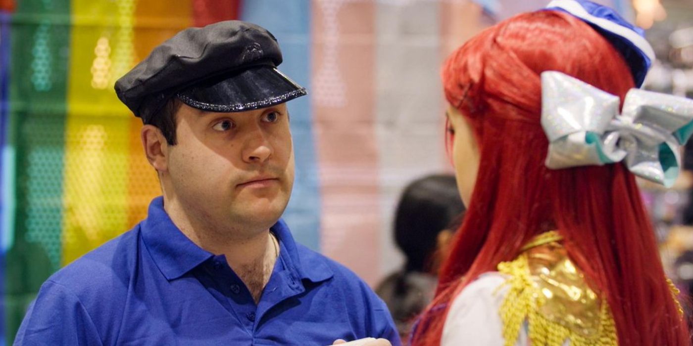 Michael in cosplay on a date during the first season of Love on the Spectrum.