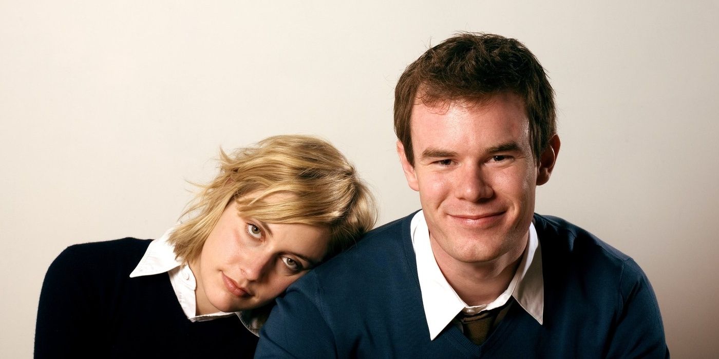 Greta Gerwig and Joe Swanberg in a promo image for Nights and Weekends.