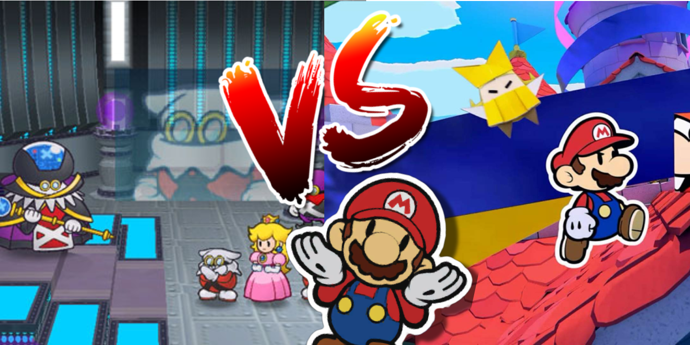 Paper mario thousand year door vs the origami king picture