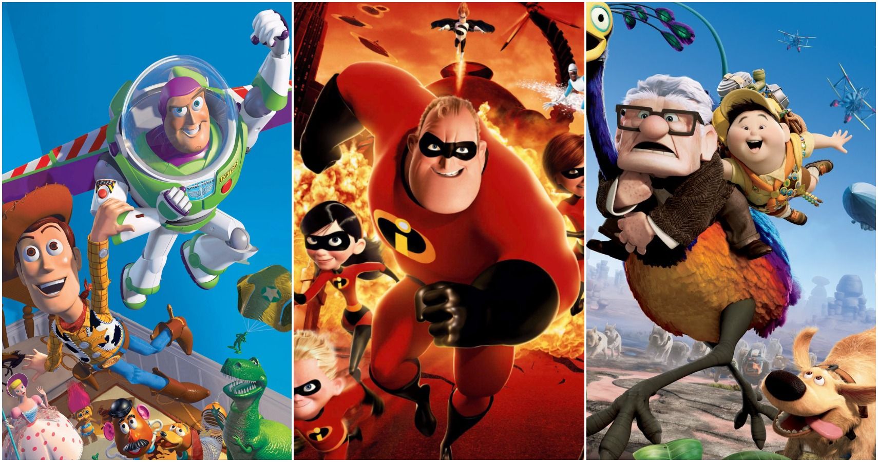 Pixar's First 10 Movies (Ranked By Metacritic)