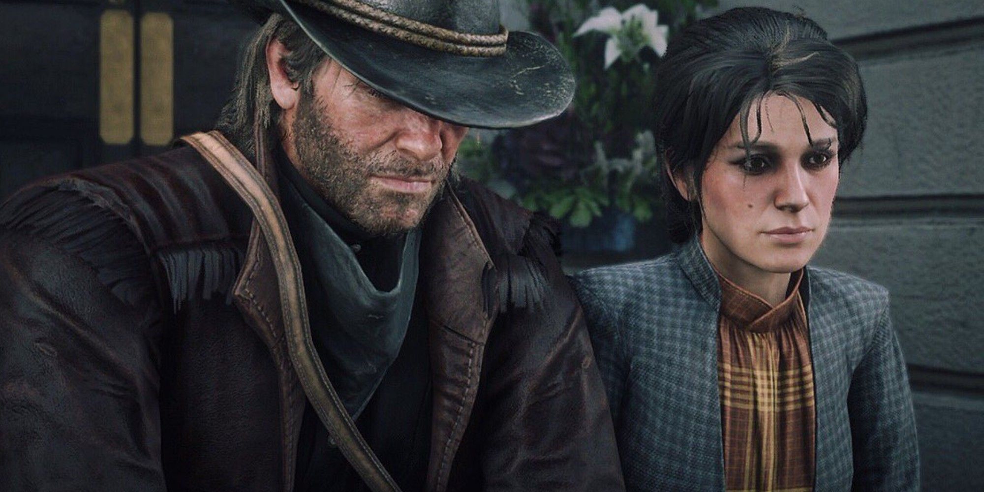 Arthur talks to Mary in Red Dead Redemption 2
