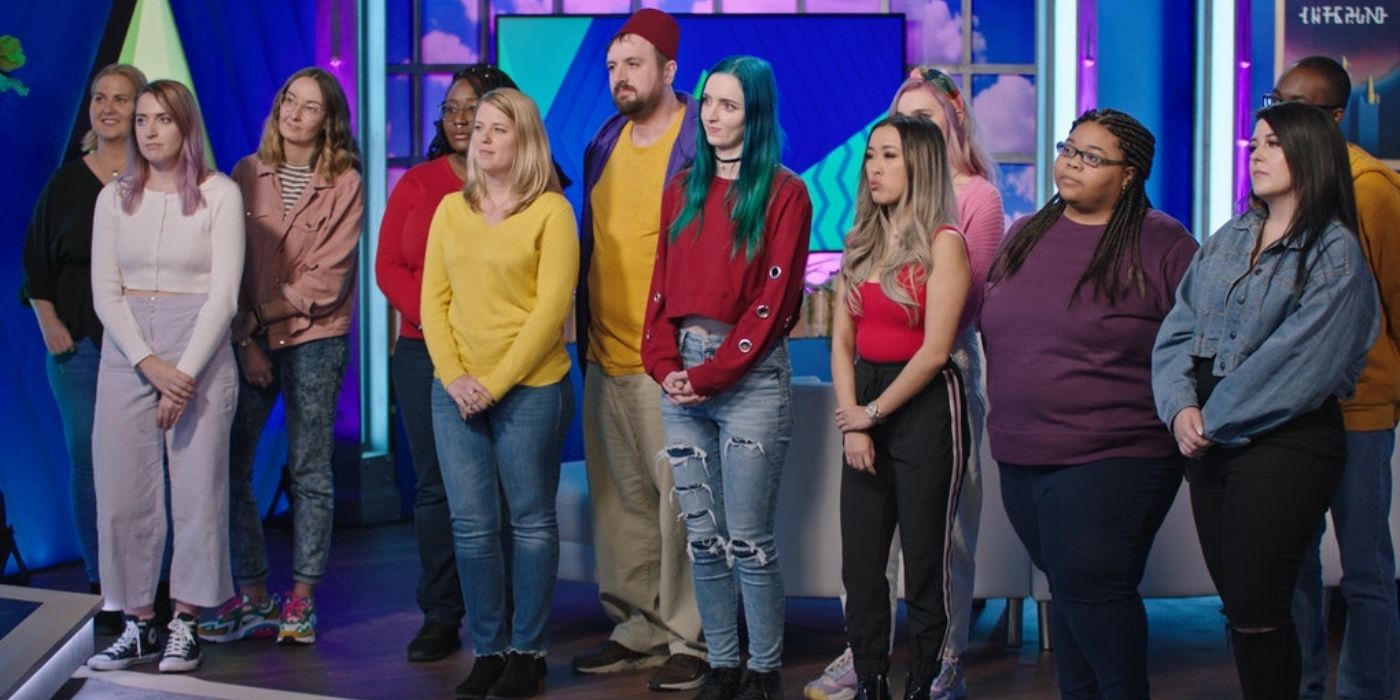 Contestants of The Sims Spark'D standing next to each other