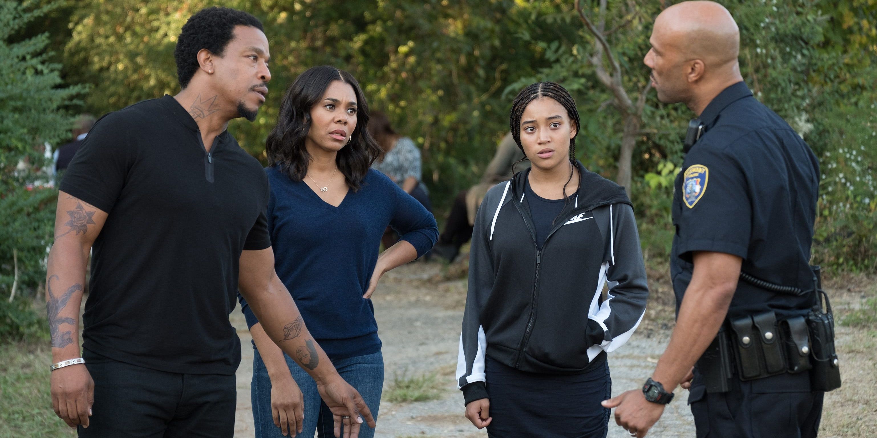 Starr's family in the hate u give movie