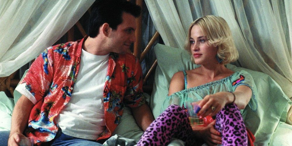 Clarence and Alabama in bed in True Romance