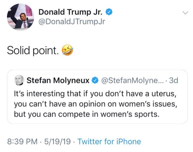 trump jr stefan molyneux tweet