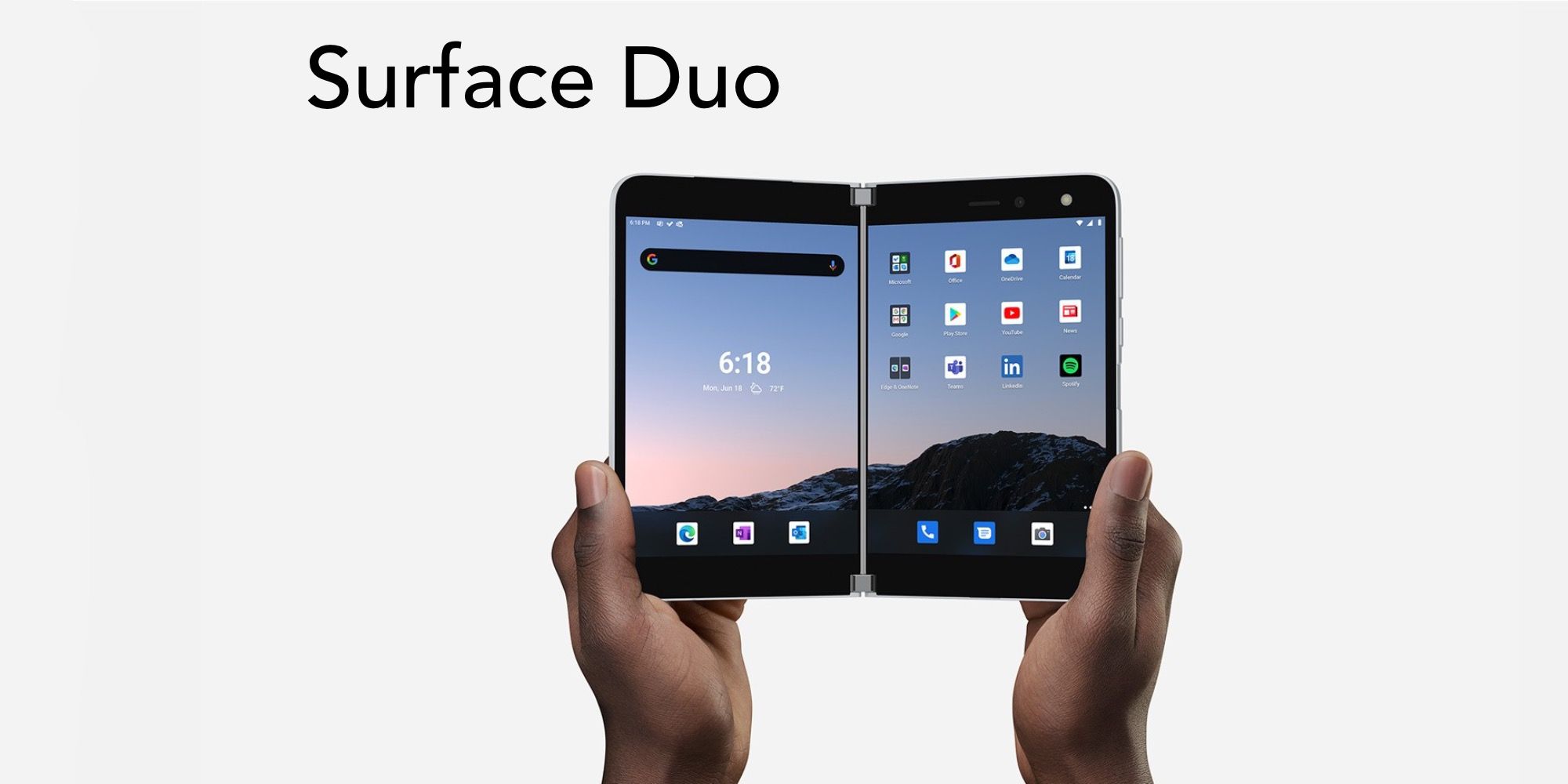 Microsoft Surface Duo Unfolded