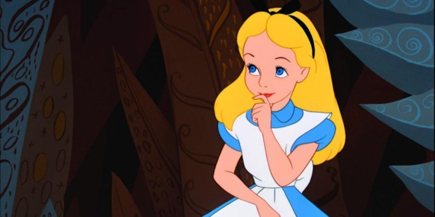 alice in wonderland thinking curious indecisive