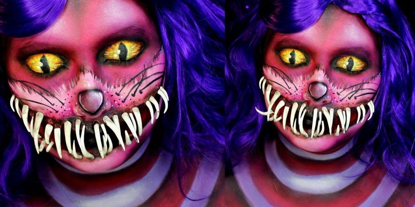 The Cheshire Cat makeup
