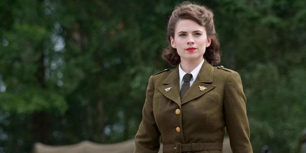 Peggy Carter at the army base in Captain America: The First Avengers
