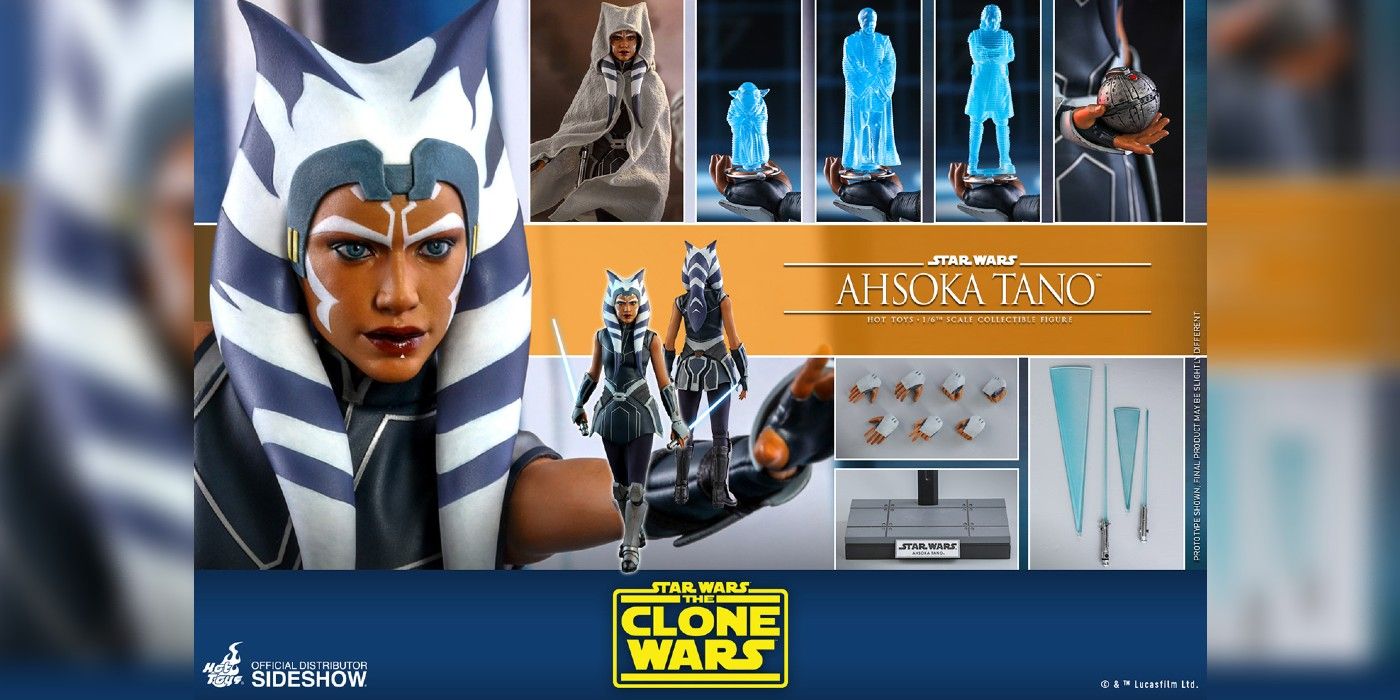 Hot Toys : Star Wars - The Mandalorian - Ahsoka Tano & Grogu - Double pack de figurines 1/6
