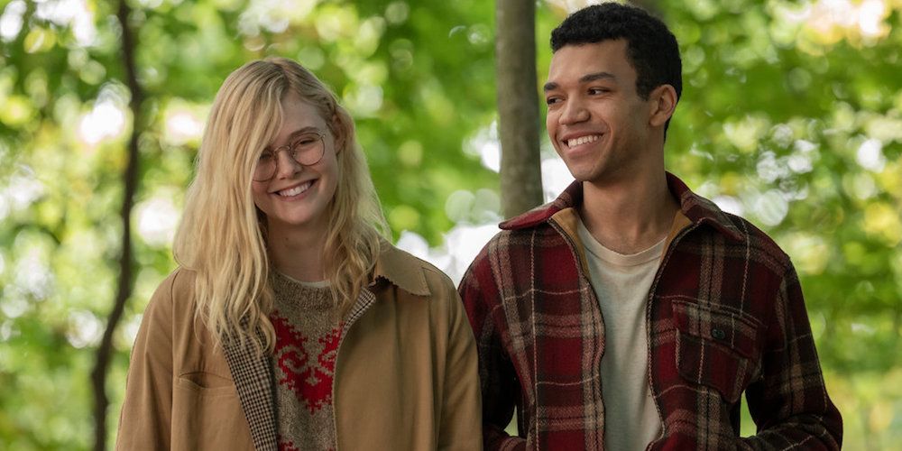 Elle Fanning and Justice Smith in All The Bright Places