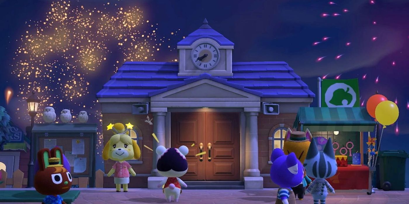 Animal Crossing New Horizons Fireworks Show