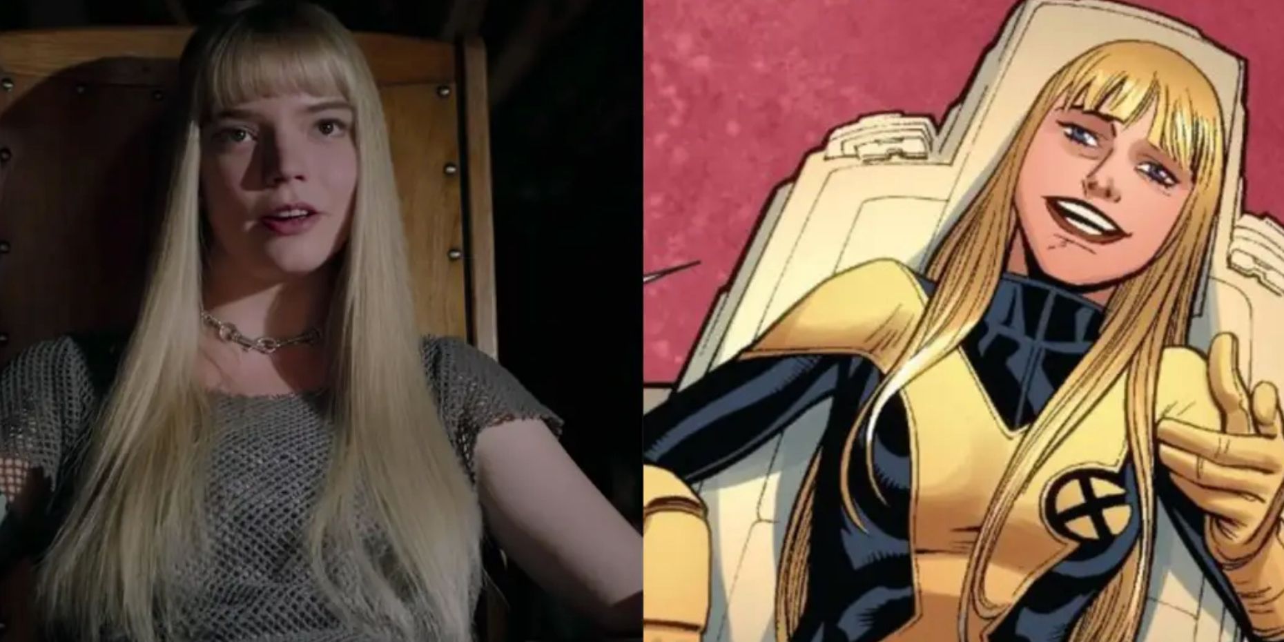 Anya Taylor Joy As Illyana Rasputin VS Her Comic Book Counterpart In New Mutants