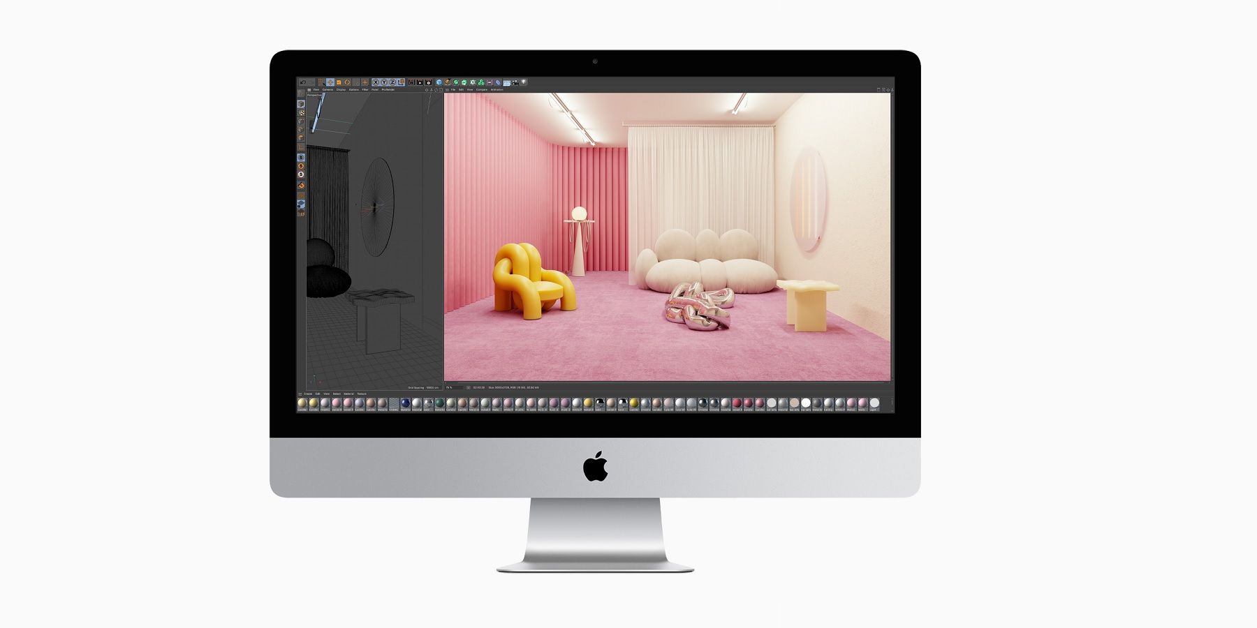 Uma imagem de um Apple iMac 2020