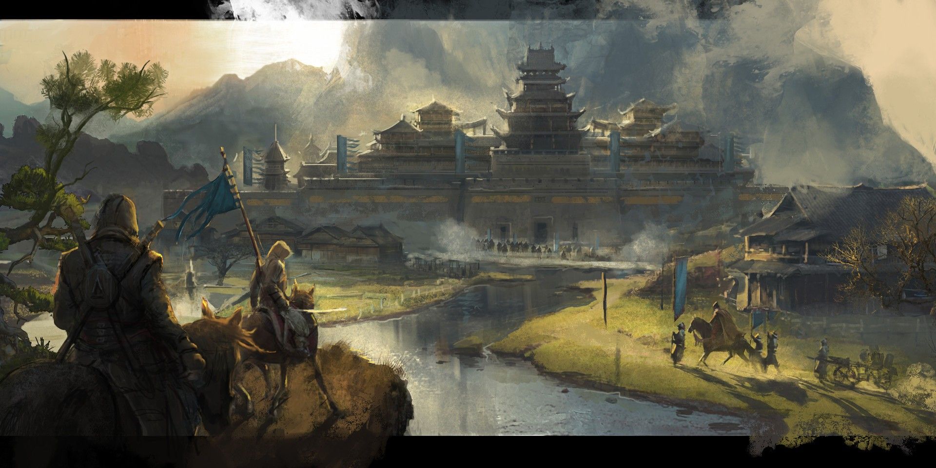 Concept art of Assassin's Creed in China