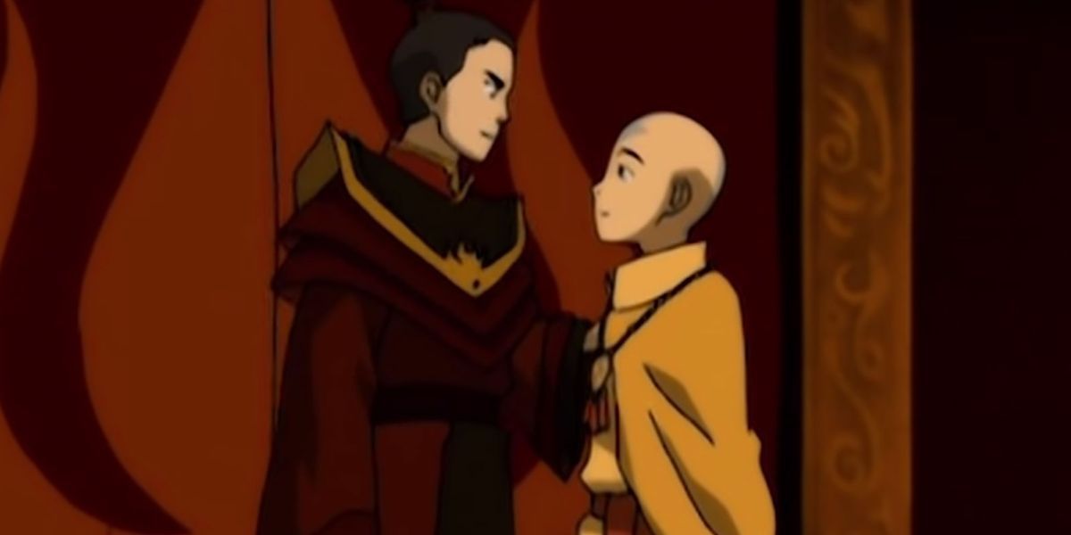 Zuko and Aang in the finale