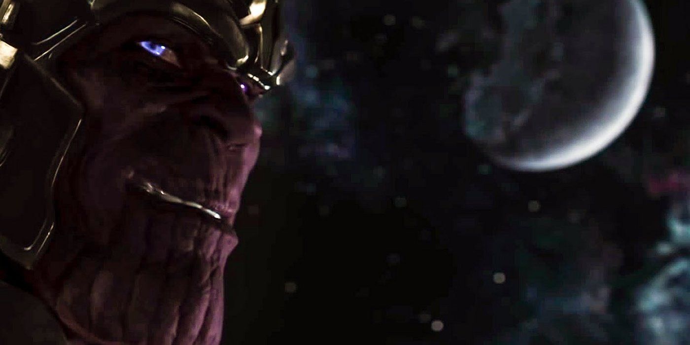 Avengers 2012 Thanos Cameo