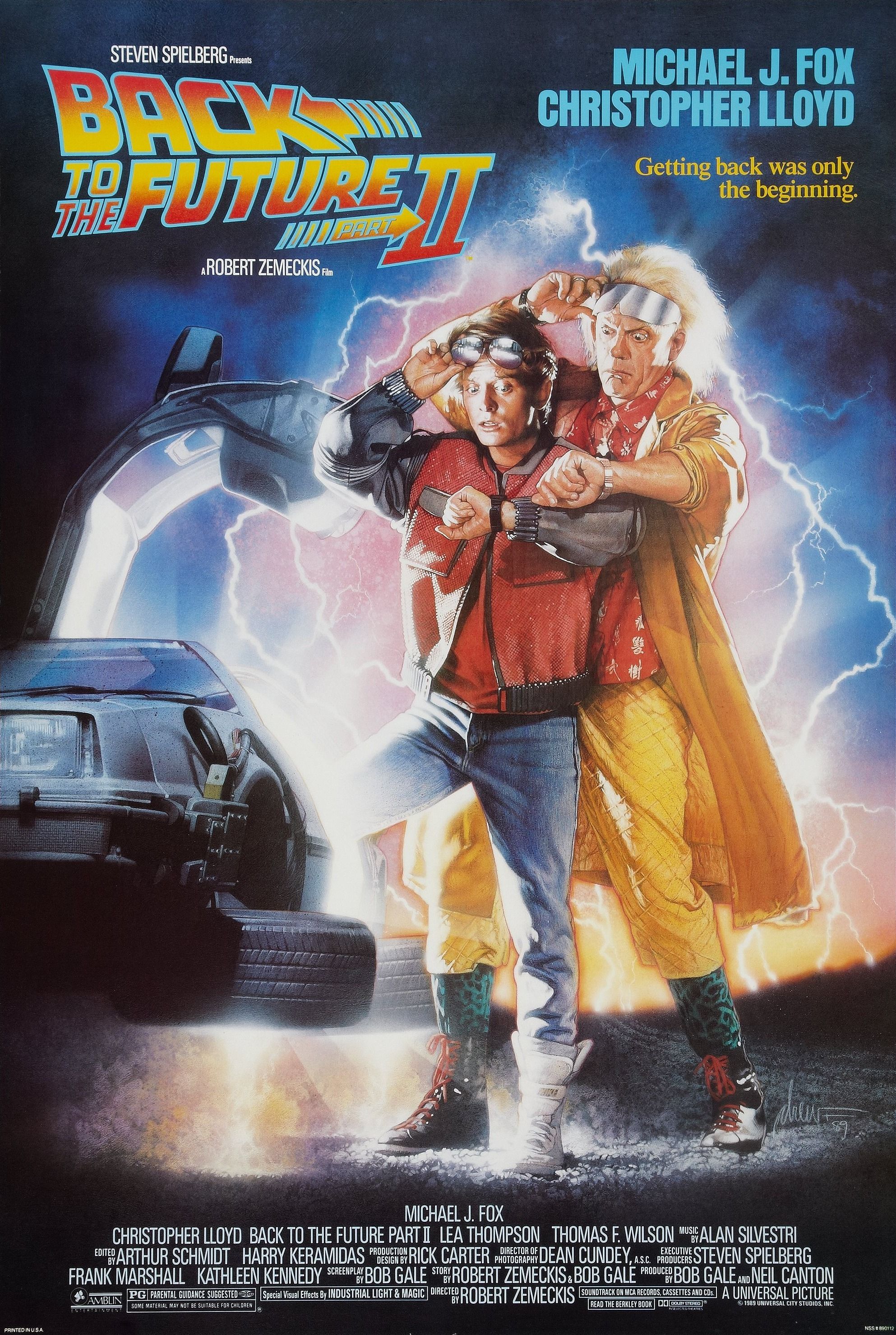 Back to the Future Part 2 Movie Poster