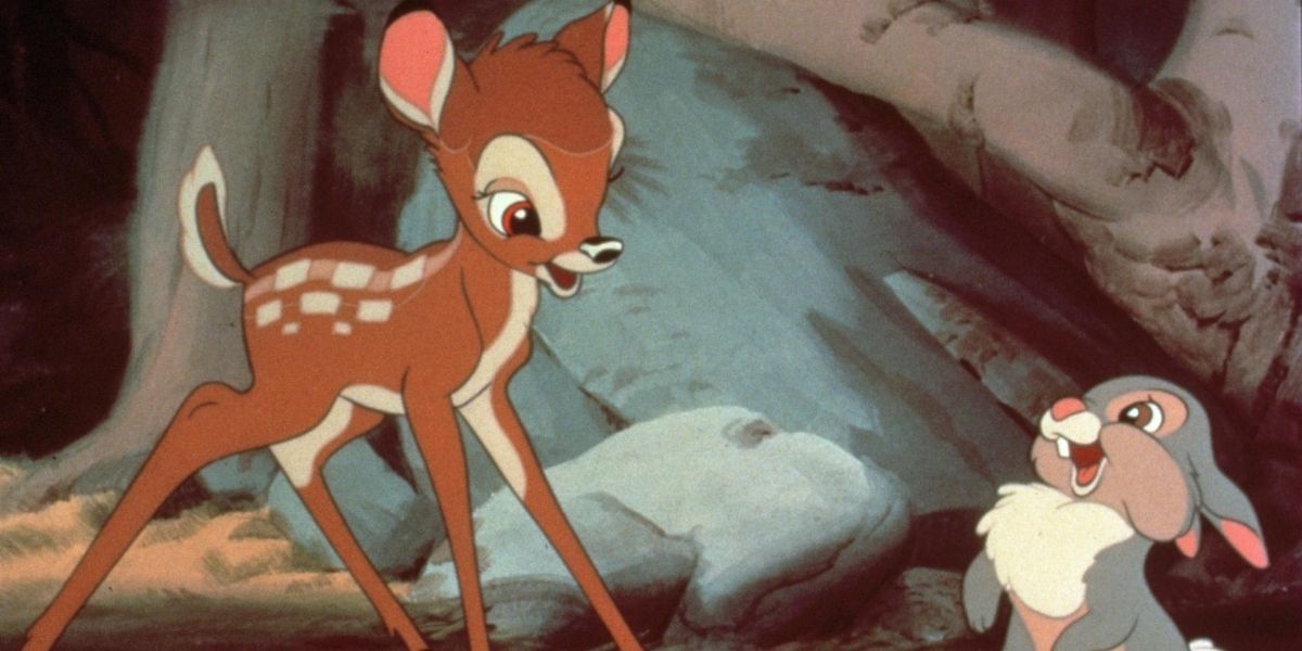 Bambi and Thumper in Disney's Bambi