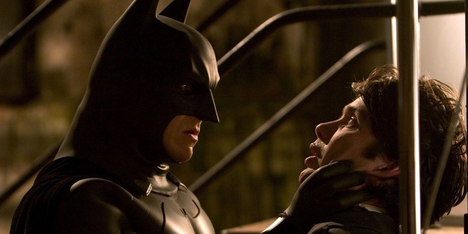 Batman interrogates Jonathan Crane