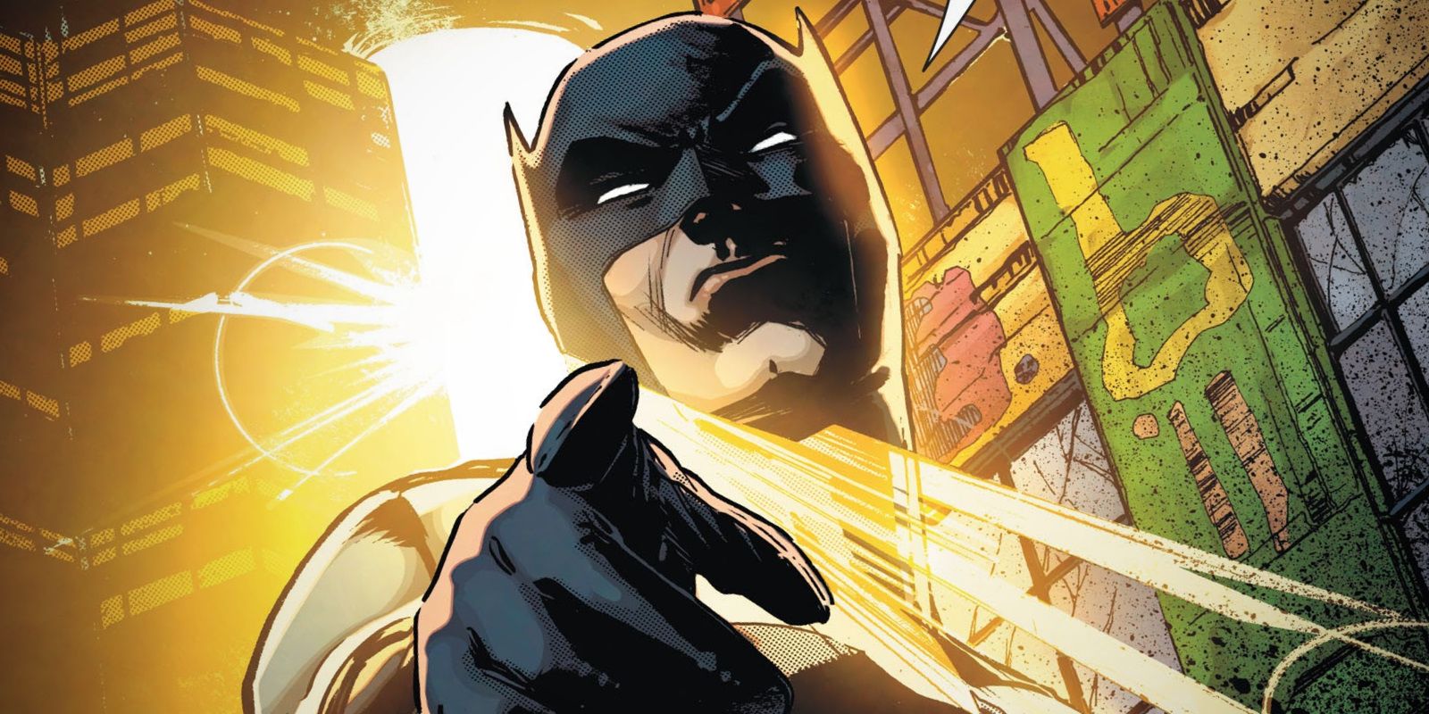 Batman Finger Point Comic Art