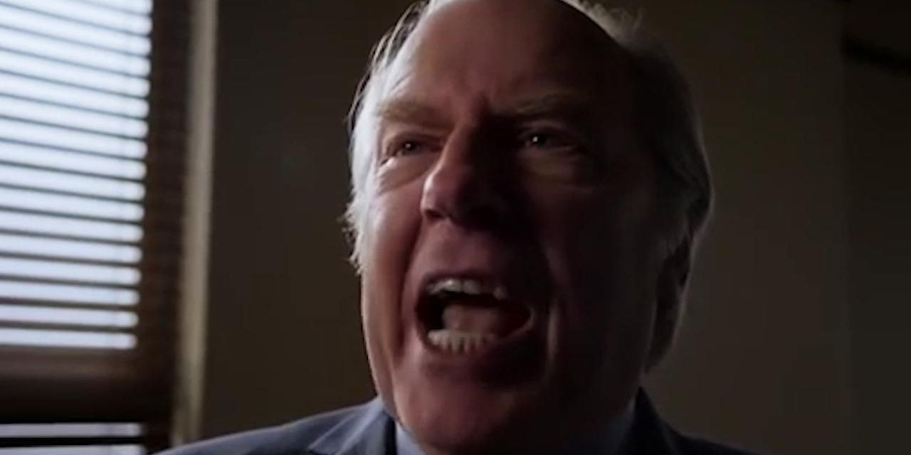 Chuck yelling in the courtroom in Better Call Saul