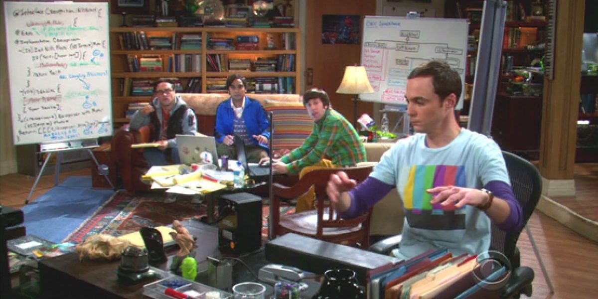 Sheldon on The Big Bang Theory