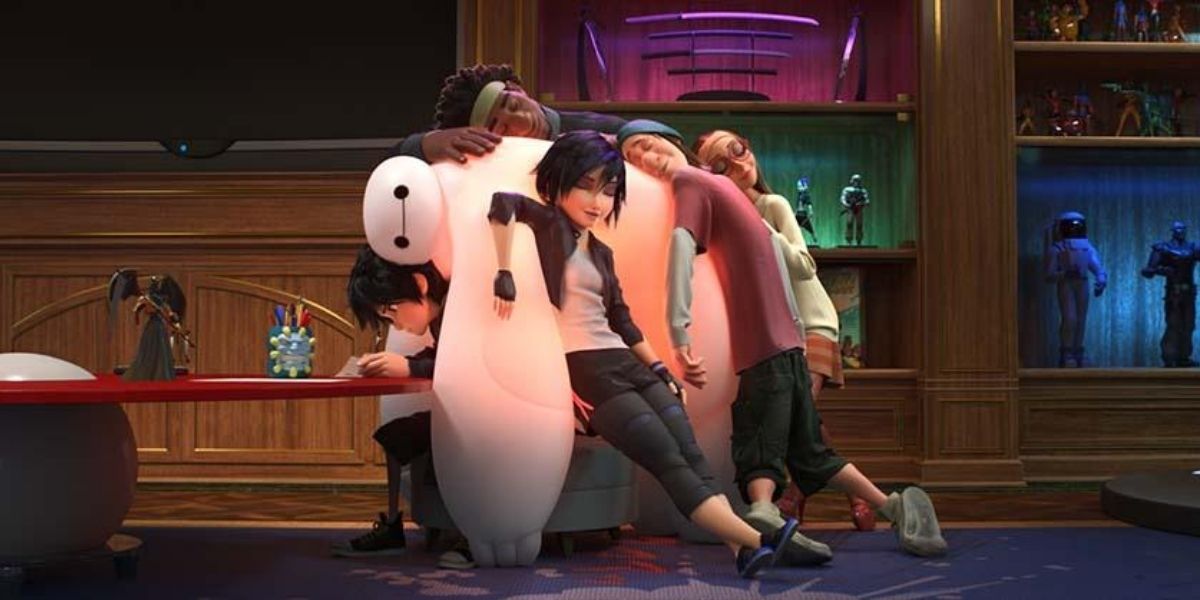 The exhausted cast of Big Hero 6