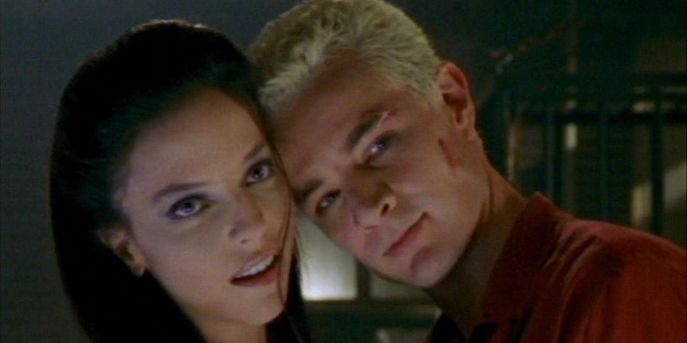 Spike Drusilla posing together in Buffy The Vampire Slayer 
