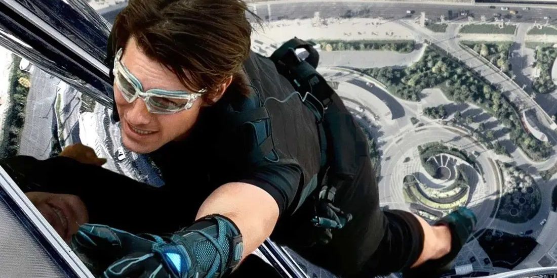 Burj Khalifa scene in Mission Impossible Ghost Protocol