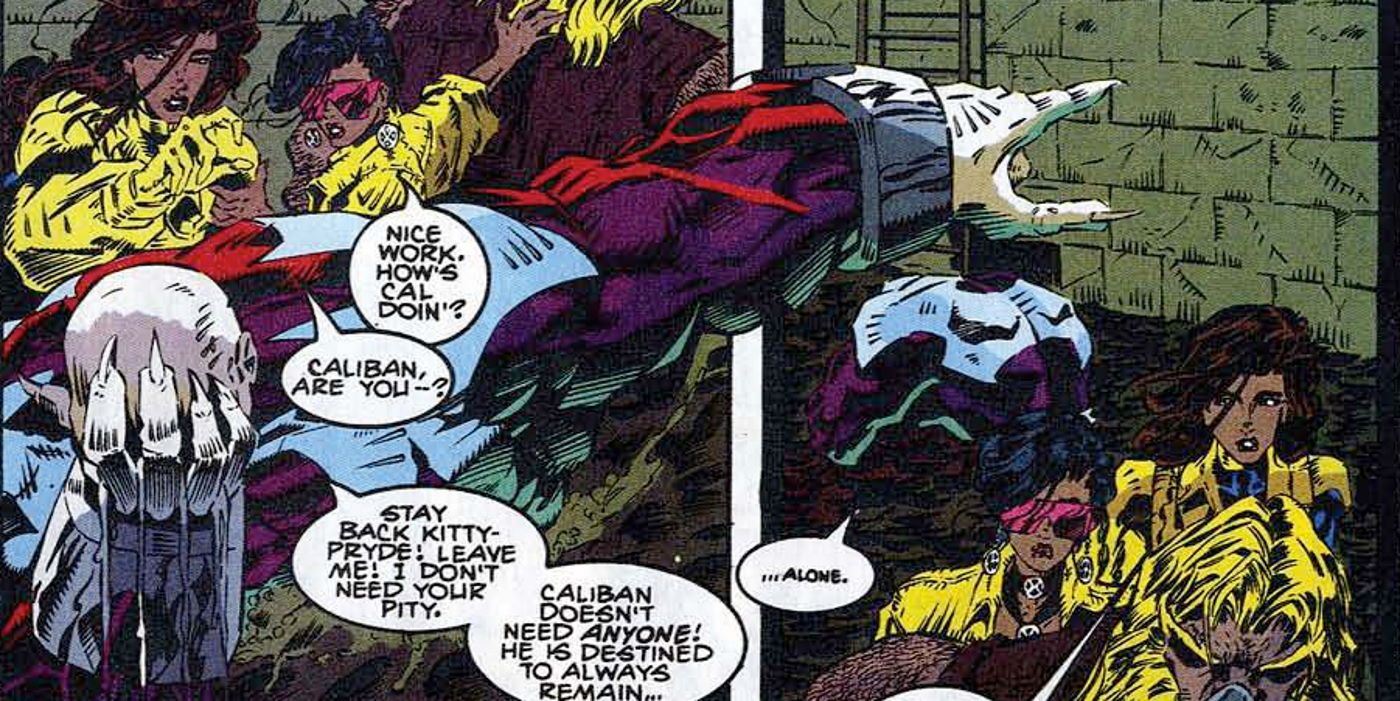Caliban and Kitty Pryde