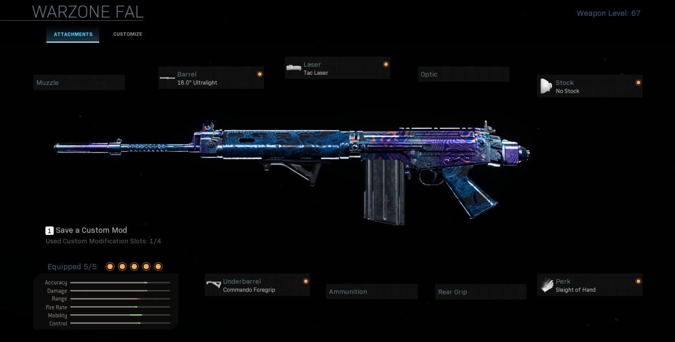 Call of Duty Warzone FAL