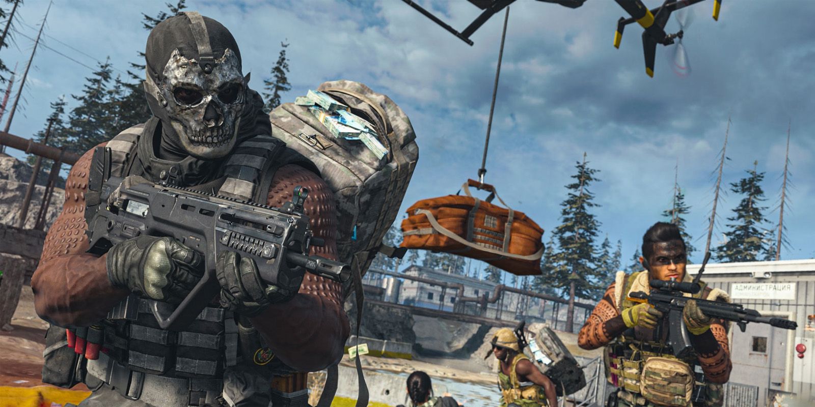 Call of Duty Warzone Grabbing Bag of Money
