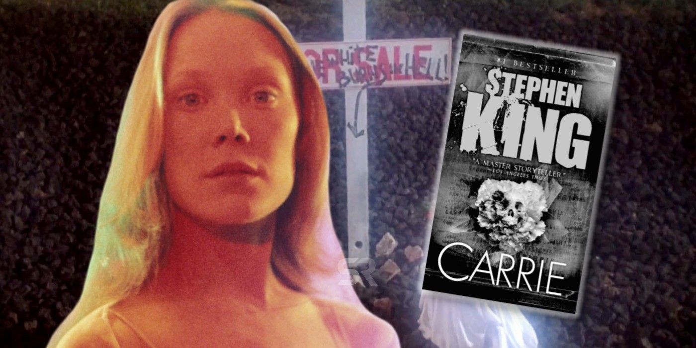 Carrie 1976 Stephen King liked ending better book