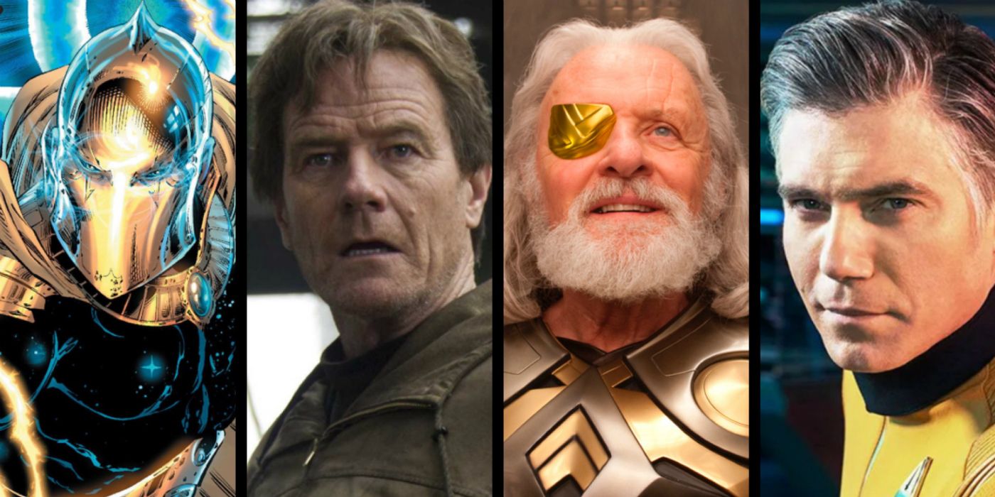 Black Adam Justice Society Doctor Fate Bryan Cranston Anthony Hopkins Anson Mount