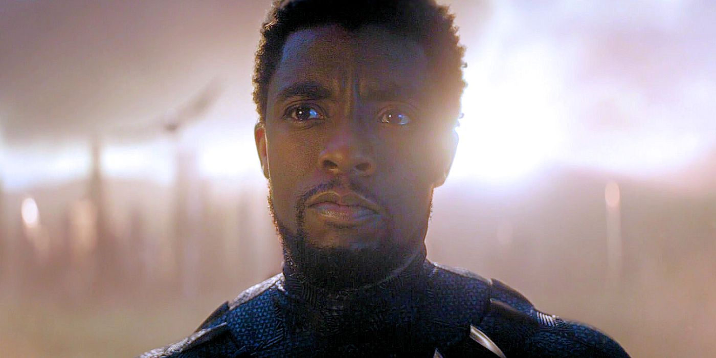 Chadwick Boseman as TChalla in Avengers Endgame