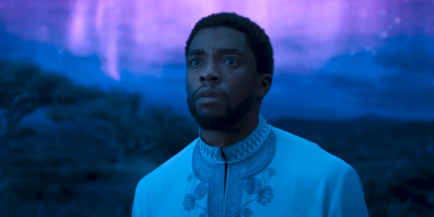 Chadwick Boseman as T'Challa in Black Panther