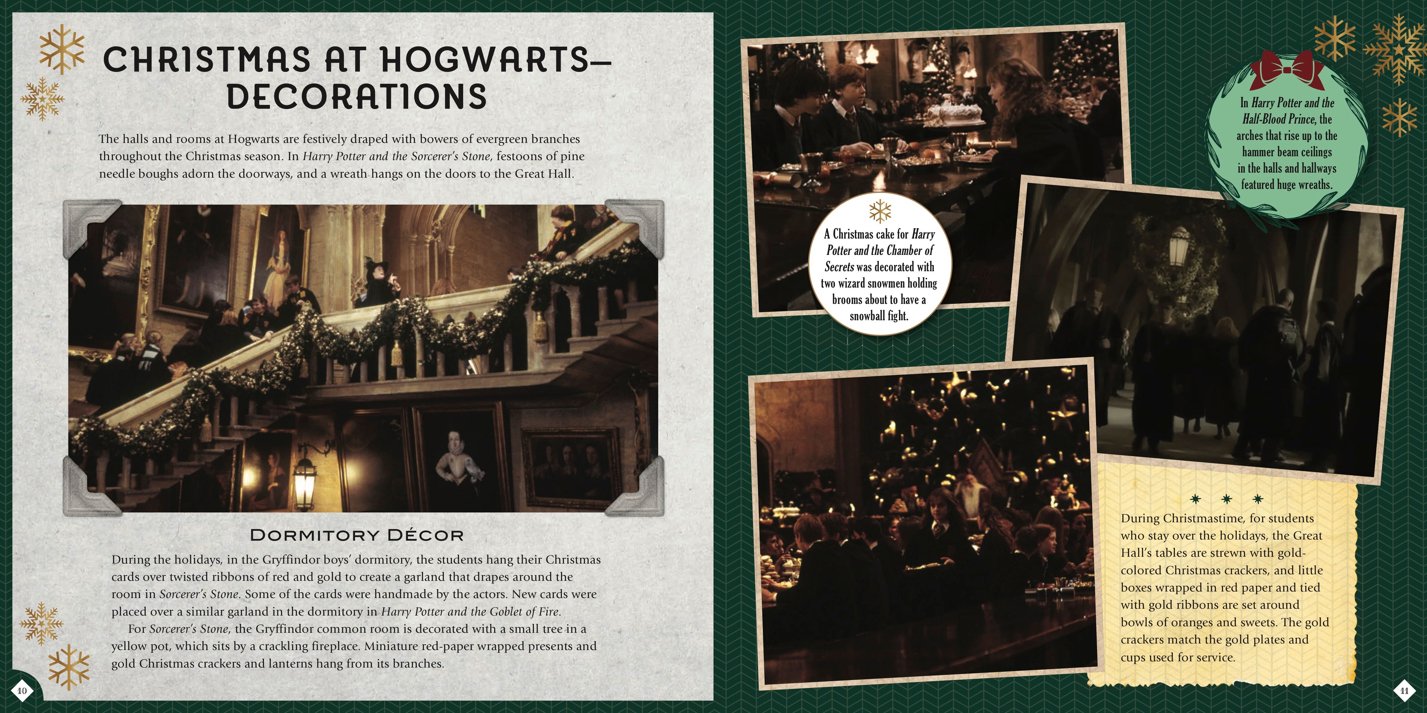 Harry Potter Christmas at Hogwarts Book Cover - Decorations