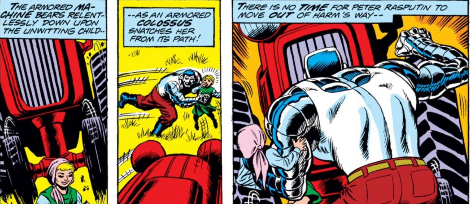 Colossus Saves Illyana In Giant Sized X-Men Issue 1