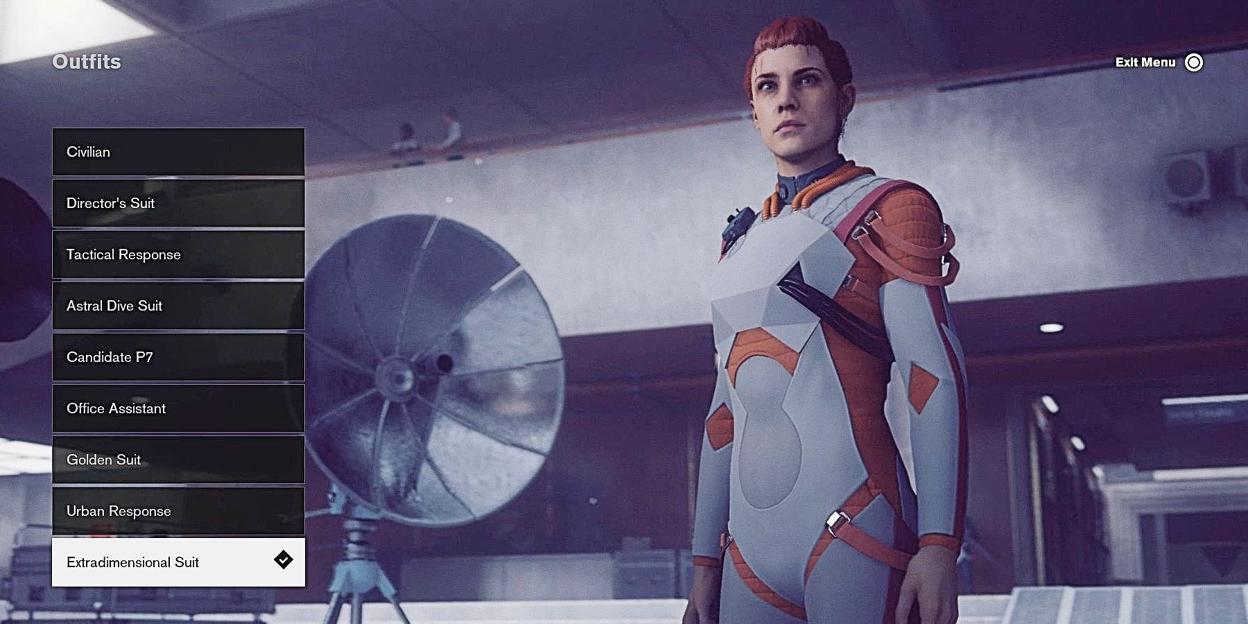 Control Extradimensional Suit