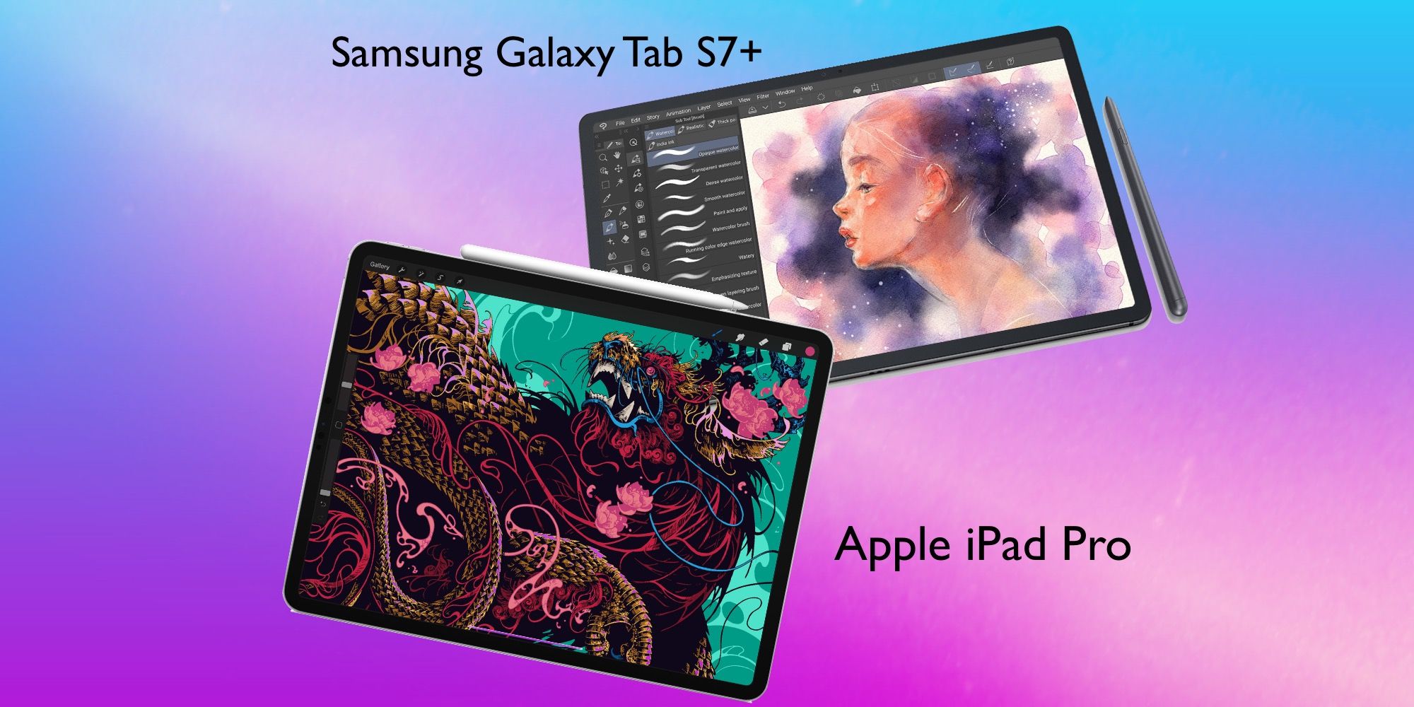 Samsung Galaxy Tab S7 & Apple iPad Pro Compared