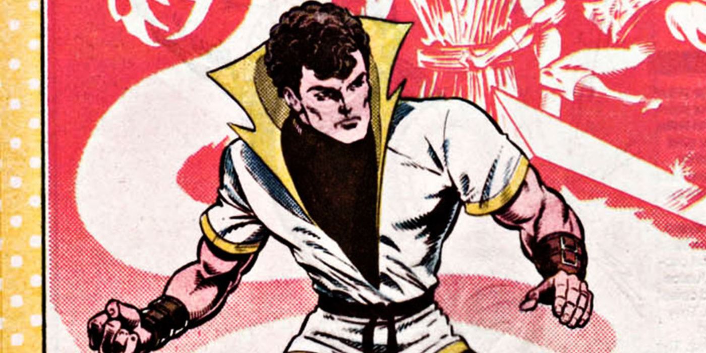 Karate Kid prepares to fight in DC Comics.