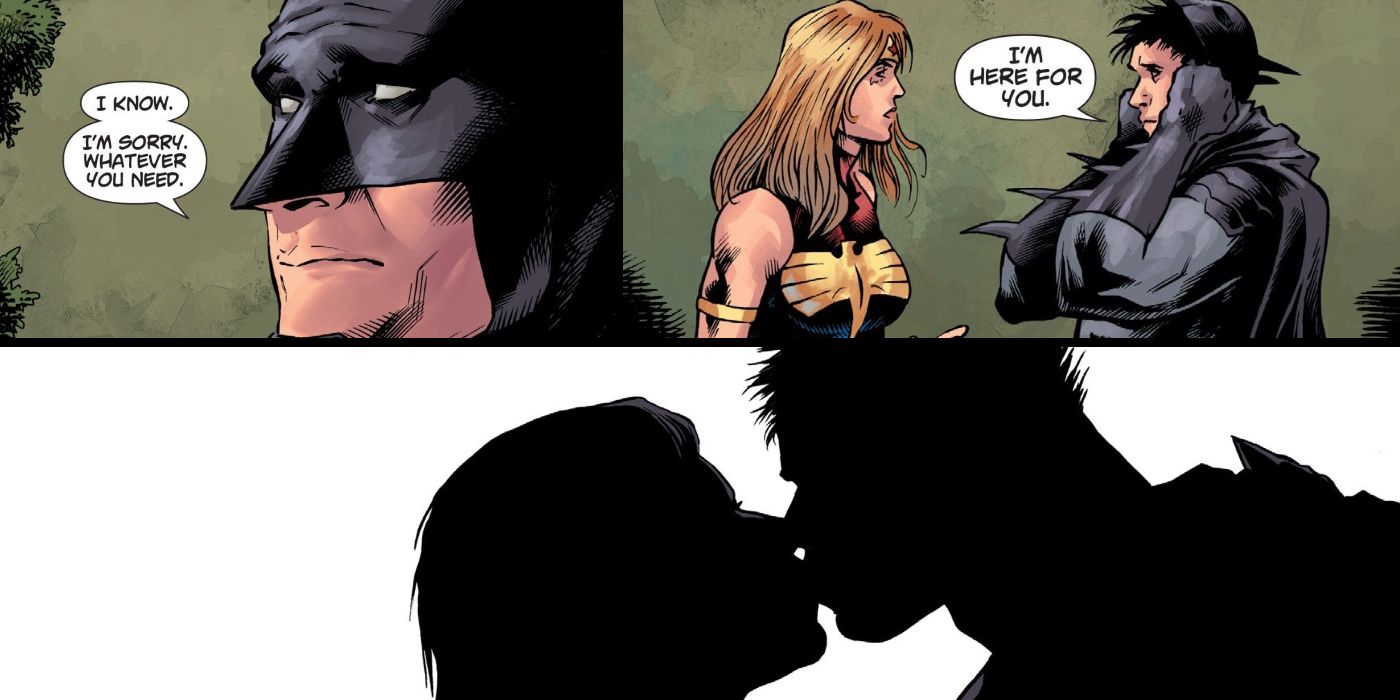 DCeased Dead Planet Batman Wonder Woman Kiss