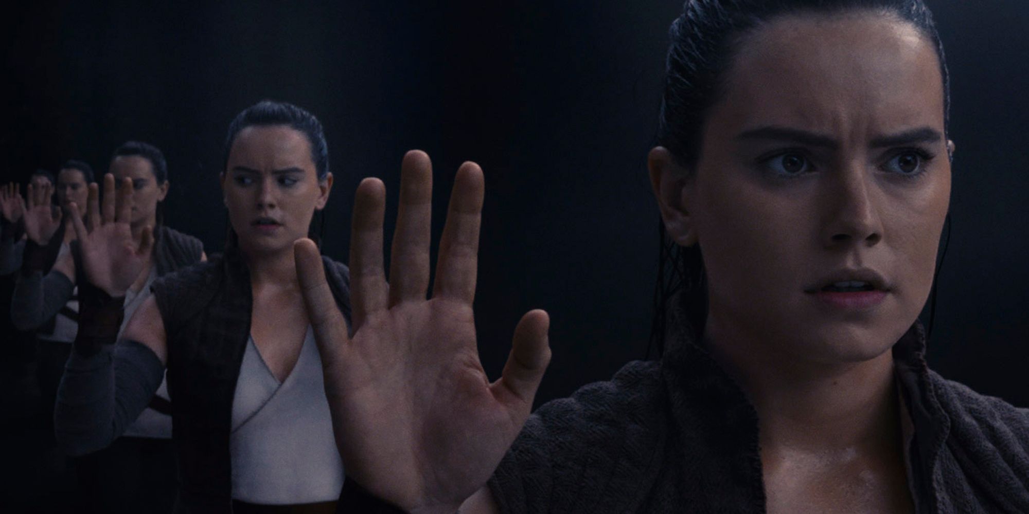 Daisy Ridley sebagai Rey Skywalker di Star Wars The Last Jedi memiliki Force Vision
