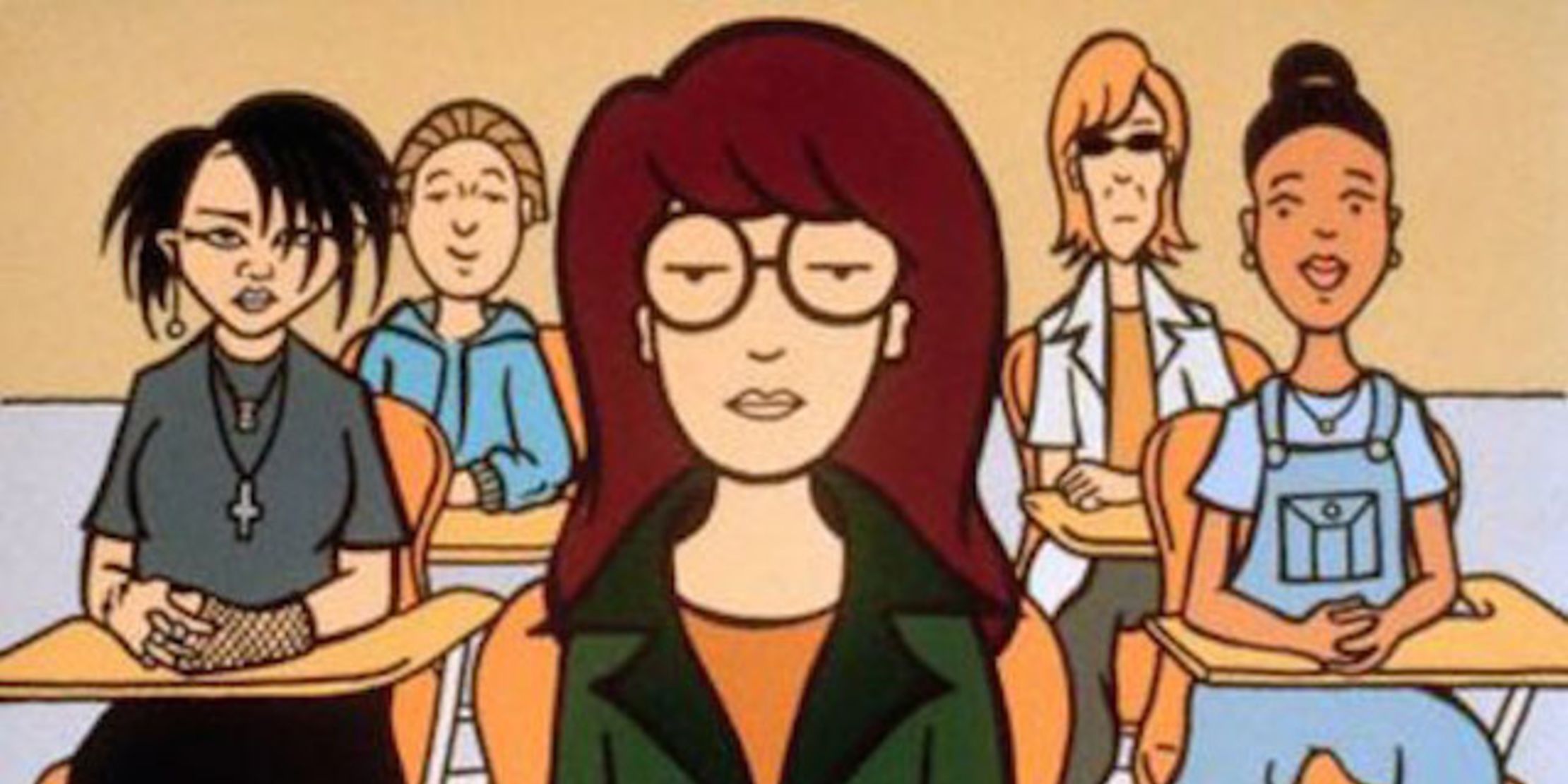 Daria in her classroom in the show