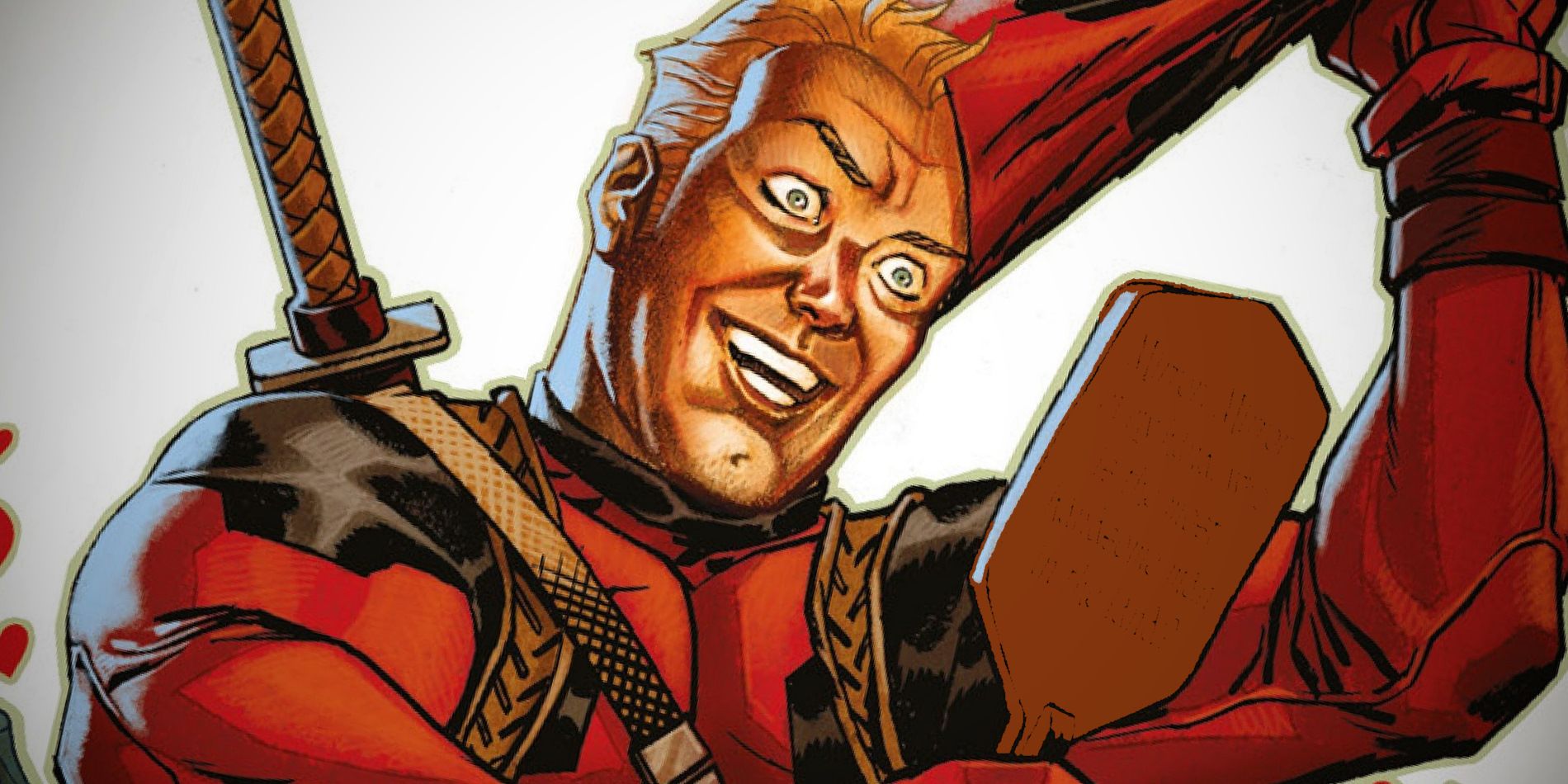 Deadpool with his face healed in Marvel Comics