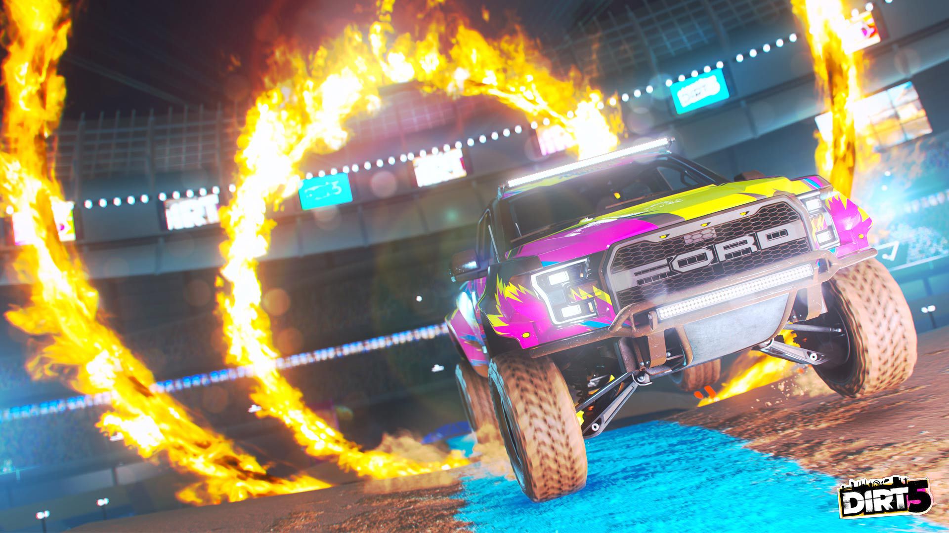 Dirt 5 Playgrounds Fire
