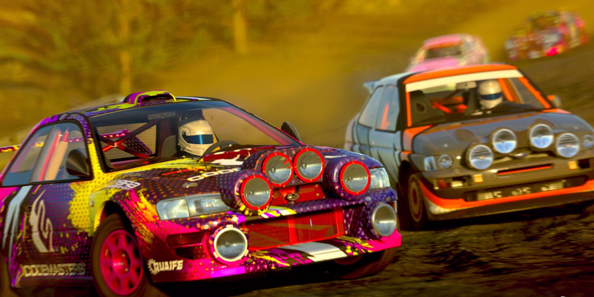 Screenshot from the upcoming off-road racer Dirt 5.